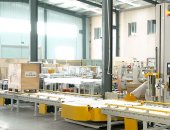 全自動托盤在線纏繞包裝線